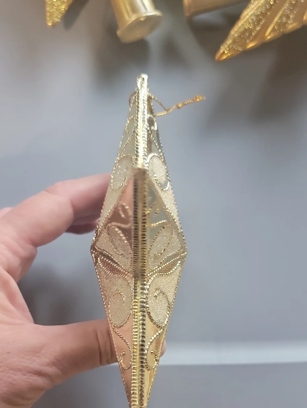 Gold Star Ornaments